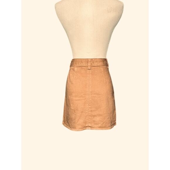 Wilfred Free brown denim  mini skirt size 0 - Picture 9 of 14